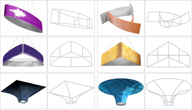 Tension Fabric Advertising Ceiling Hanging Banner Ⅳ